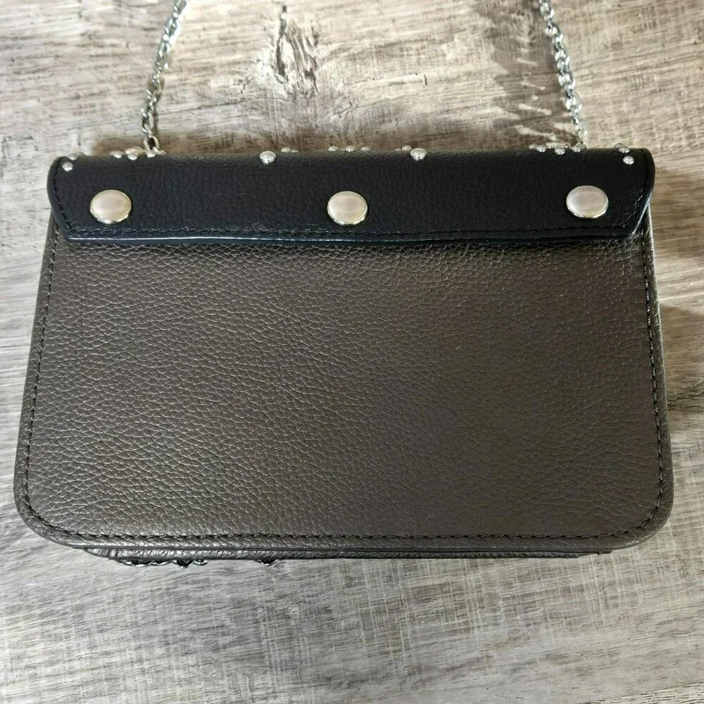 Brighton Star Glam Snappy Flap Mini Bag Crossbody Purse Clutch Studded Jeweled - Picture 4 of 15